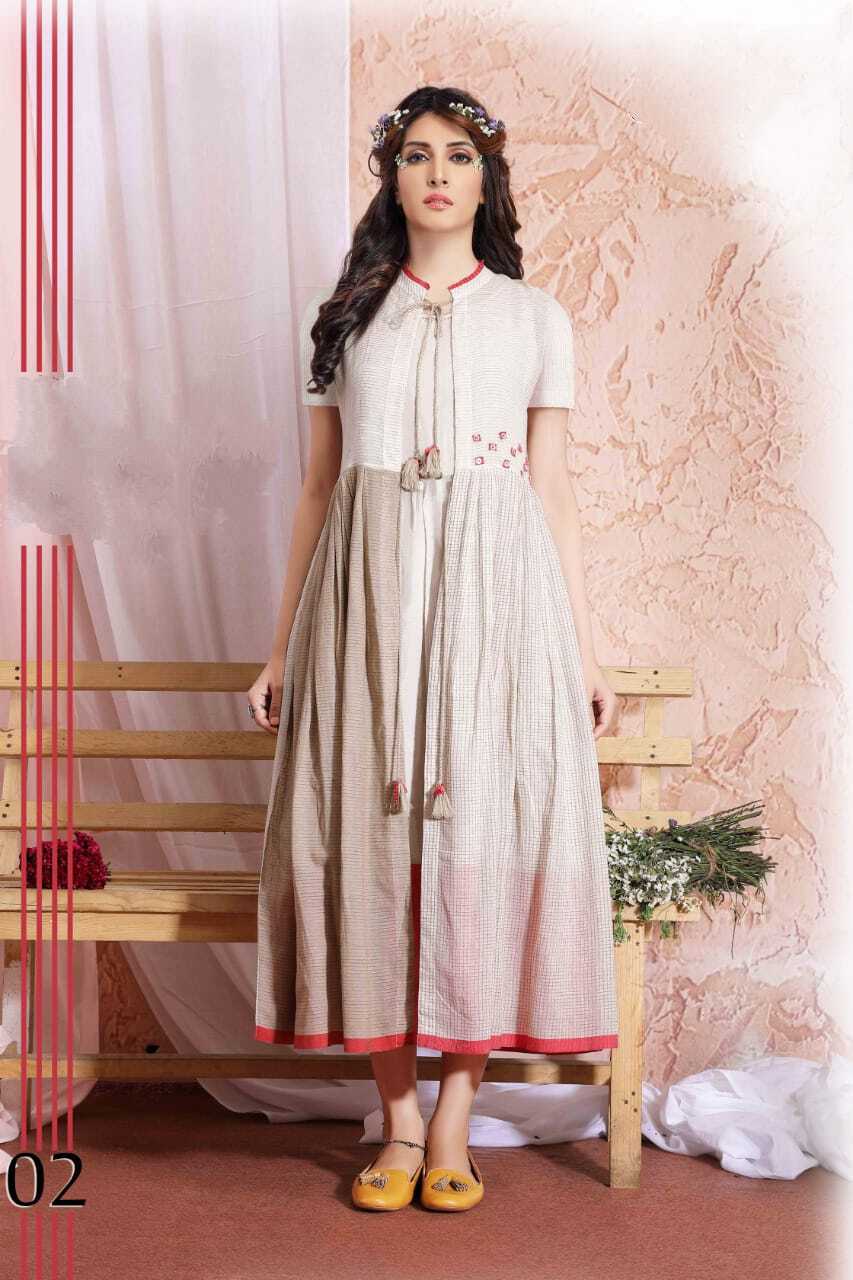 Girls Western Kurti - Cotton Fabric, Sizes M, L, Xl, Xxl, 45" Length | All Season Wear, Short Sleeves, Digital Print
