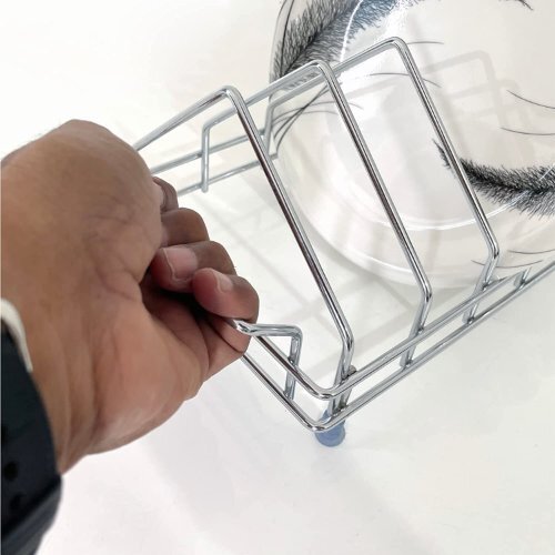 Ss Plate Stand Handle - Stainless Steel, Free Standing, Silver Color | Customized Sizes, Durable, Resilient For Heavy Loads
