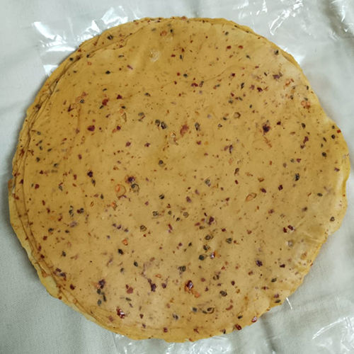 Spicy Chana Masala Papad