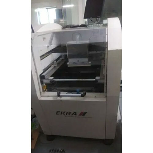 Ekra Semi Automatic Solder Paste Printer - Stainless Steel, Customizable Size, Sleek Silver Color | Semi-Automatic Efficiency, ND Technologies Reliability, 100-200 A Output Current