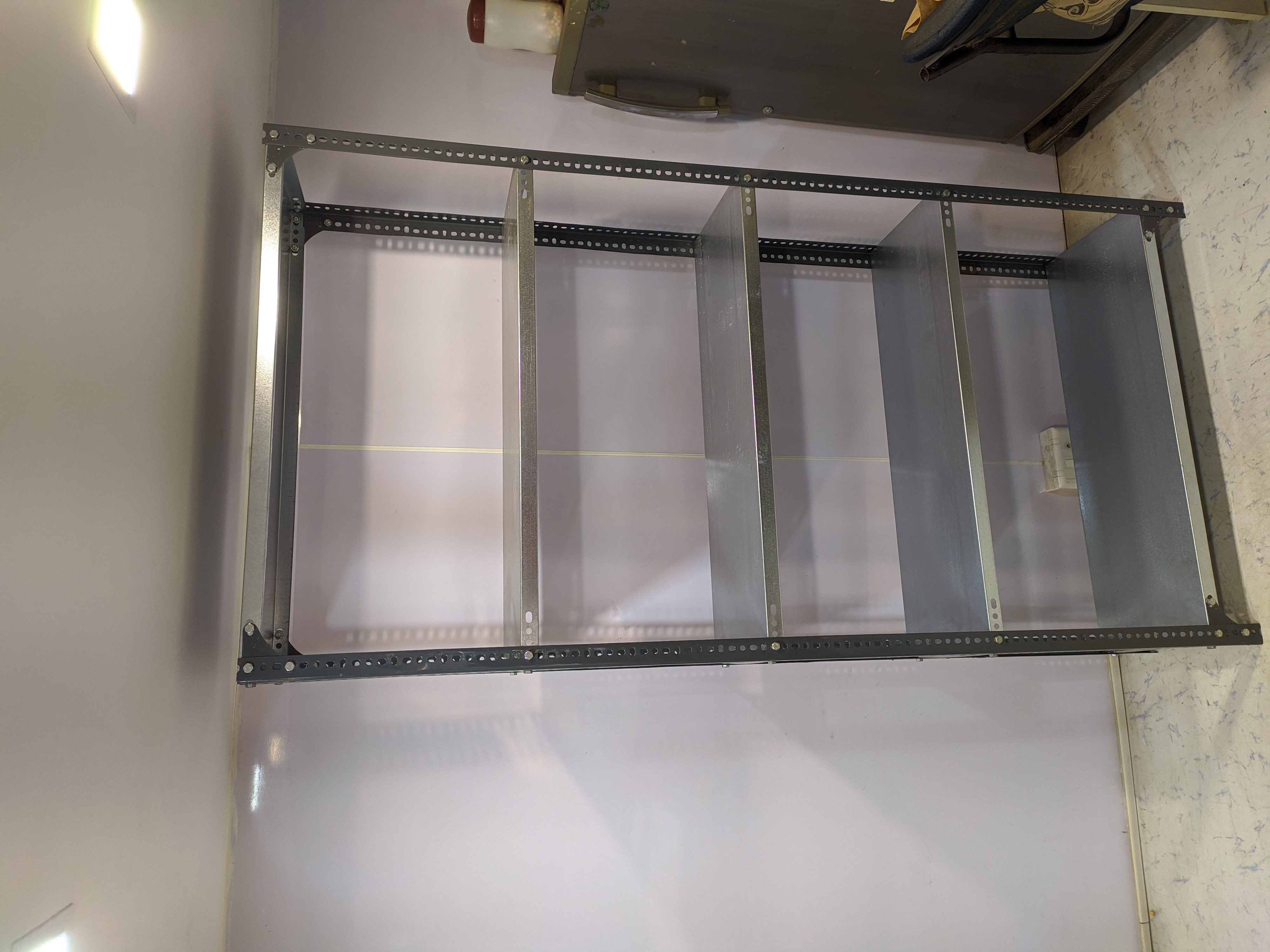 Slotted Angle Racks Capacity: 12000 Kg/day