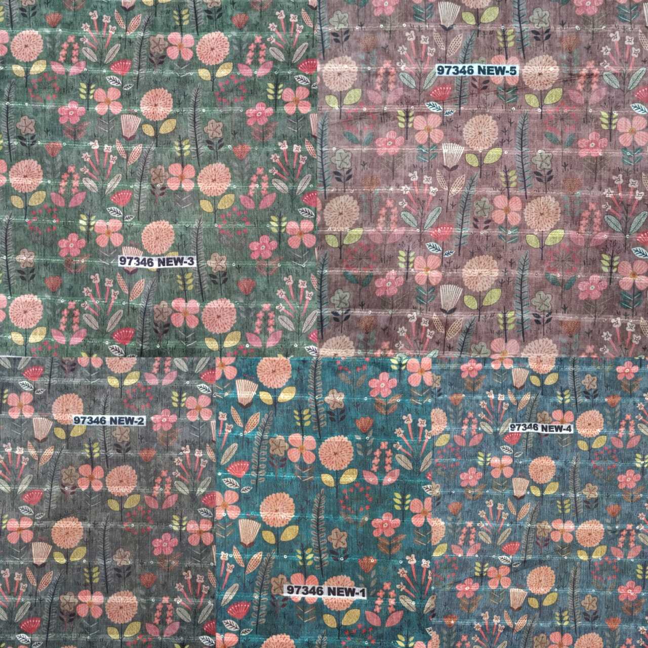 Chanderi Sequence - Chanderi Sequence Fabric, 44 Inches Wide | Available In All Colors, Plain Pattern, Elegant Style