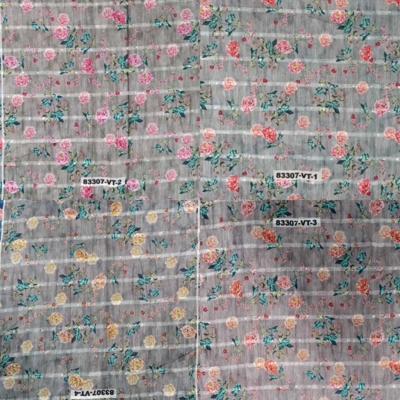 Chanderi Sequence - Chanderi Sequence Fabric, 44 Inches Wide | Available In All Colors, Plain Pattern, Elegant Style
