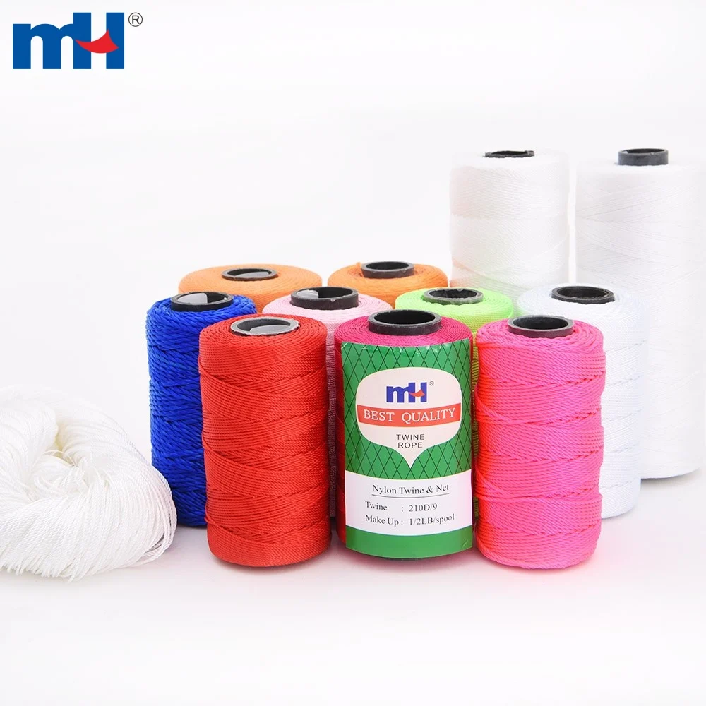 Nylon Fishing Twine - 210d Spec, High-tensile Strength, Eco-friendly, Anti-piling, Lightweight, Washable, Available In Multiple Plys