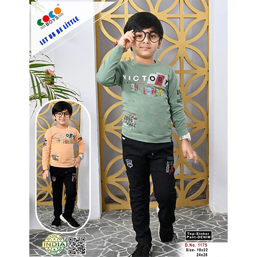 Blue 1175 Denim Fabric Set