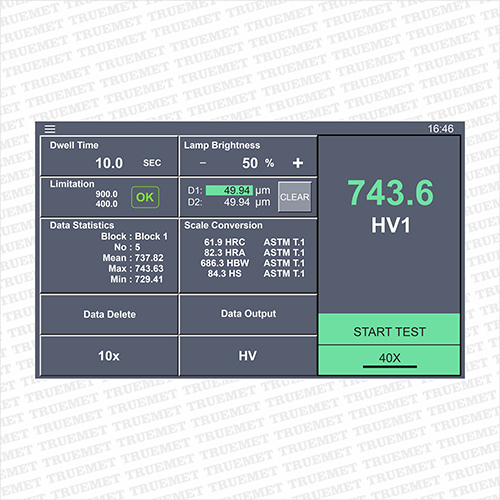 Computer Controlled Automatic Touch Screen Micro Vickers Hardness Tester (Ht-1000adt With Vidas 4.0)