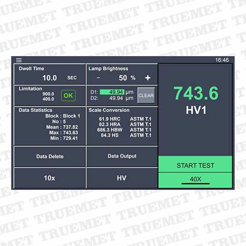 Semi Automatic Touch Screen Micro Vickers Hardness Tester (Ht-1000adt-xy With Vidas 5.0)