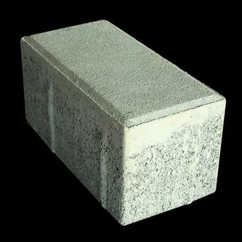 Heavy Duty Rectangle Paving Block - High-Grade Cement, 80 mm Thickness, Grey Color | Weather Resistant, Easy to Install, Interlock Design