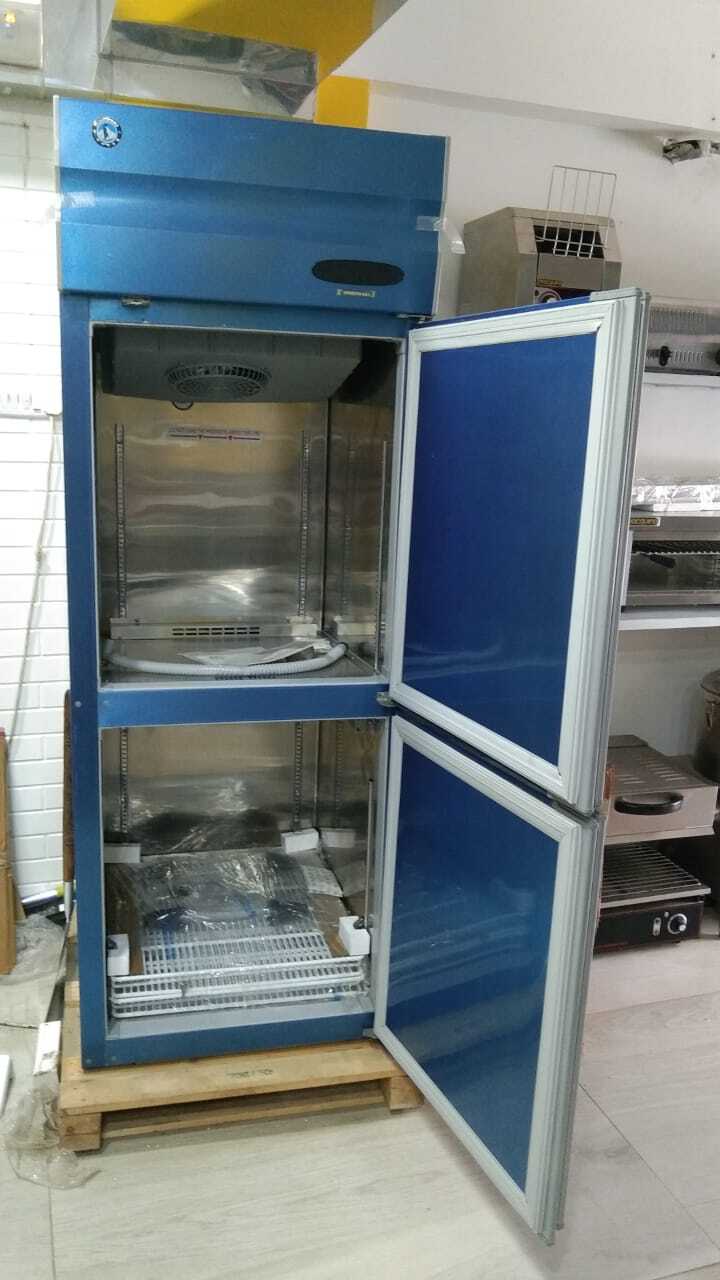 Eco Friendly Stainless Steel Vertical Refrigerator