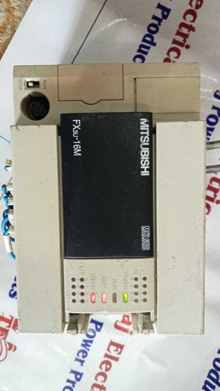 Mitsubishi Fx3u-16mt/ess Plc - Ac 100-240v 8 Dc Inputs, 8 Transistor Outputs | Compact Design, Modular Design, Reliable Operation, Versatile I/o