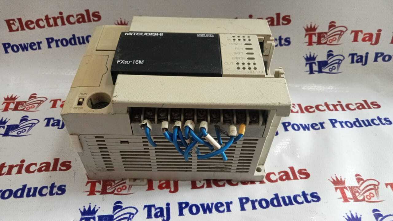 Mitsubishi Fx3u-16mt/ess Plc - Ac 100-240v 8 Dc Inputs, 8 Transistor Outputs | Compact Design, Modular Design, Reliable Operation, Versatile I/o