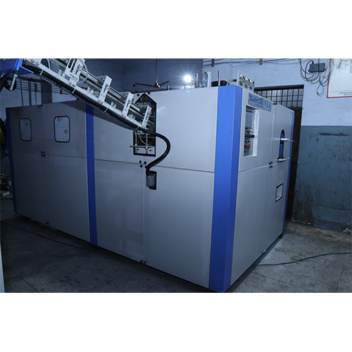 Stretch Blow Molding - Color: White/Blue