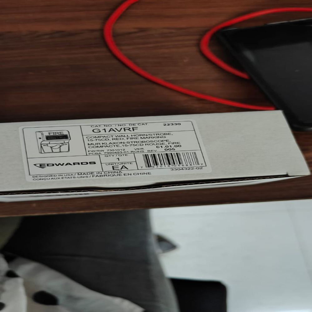 G1-g1avrf G1 Horn-strobe Base Material: Abs