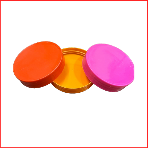 Pink 73 Mm Plastic Jar Cap