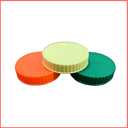 73 Mm Design Cap - 73 Millimeter Diameter Plastic Material User-friendly Design Versatile Usage For Jars Available In Varied Colors