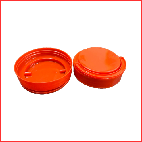 73 Mm Jar Handle Caps - Plastic Material, 73 Mm Size, Available In Various Colors Including Orange | Customized Screw Cap For Jars
