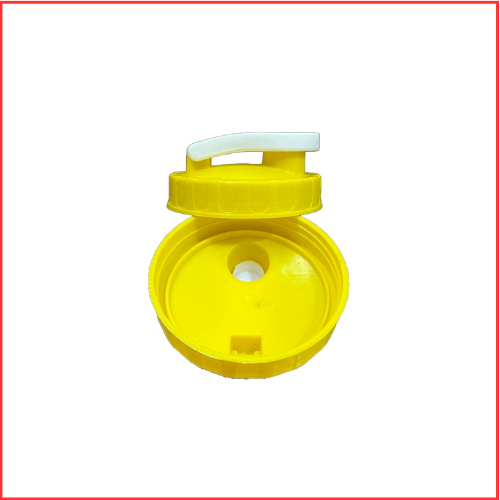 73 Mm Flip Top Cap - Plastic, 73 Mm Diameter, Red Color | Customized For Jars, User-friendly Design, Lightweight And Economical Solution