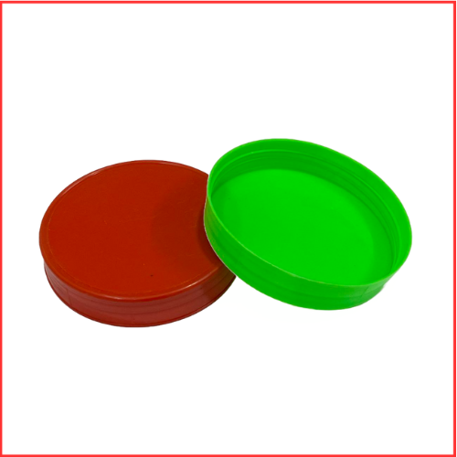 83 Mm Plain Cap - Plastic, 83 Millimeter Diameter, User-friendly, Lightweight Design, Available In All Colors, Screw Cap For Jars, Warranty Included