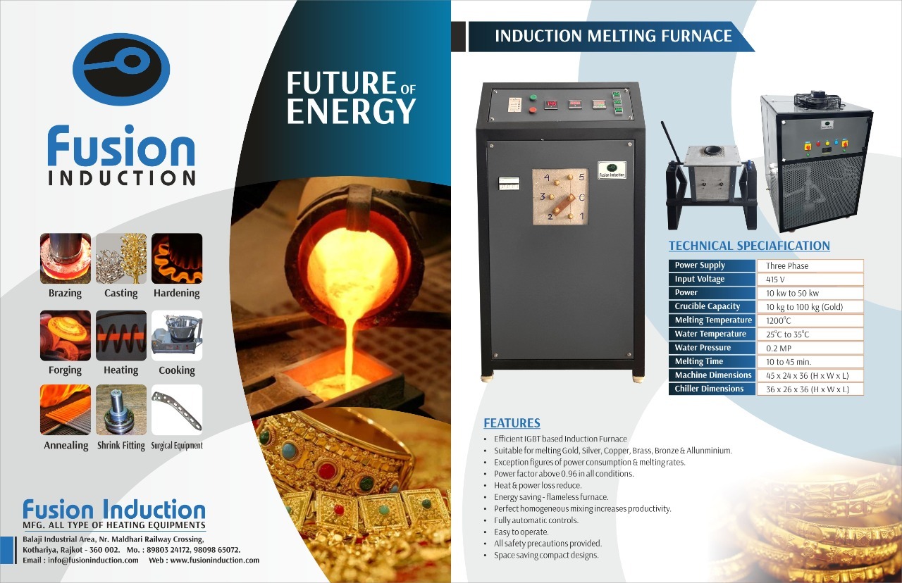 Automatic Induction Silver Melting Furnace
