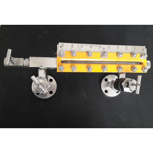 Transparent And Reflex Level Gauge - Color: Yellow Sliver