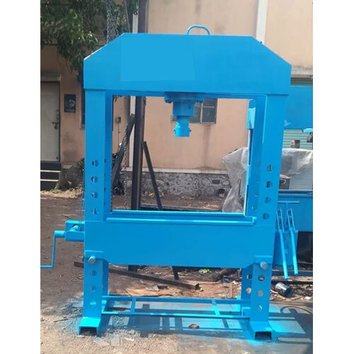 Semi Automatic Heavy Duty Hydraulic Press - Color: Blue