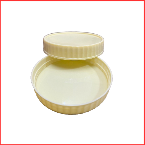 83 Mm Design Plastic Jar Cap - Plastic, 83 Mm Diameter, All Colors Available | Screw Cap For Jars, Lightweight, Customizable Design