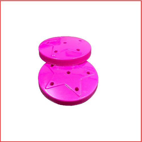 96 Mm Plastic Lollipop Cap - Plastic, 96 Millimeter Diameter, All Colors Available, Customizable Design, Screw Cap For Jars