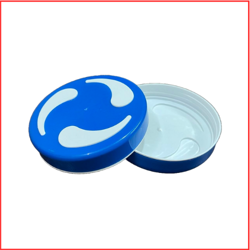 96 Mm Double Color Cap - Plastic, 96 Millimeter Diameter, Available In All Colors | Customizable, Screw Cap For Jars, User-friendly And Lightweight