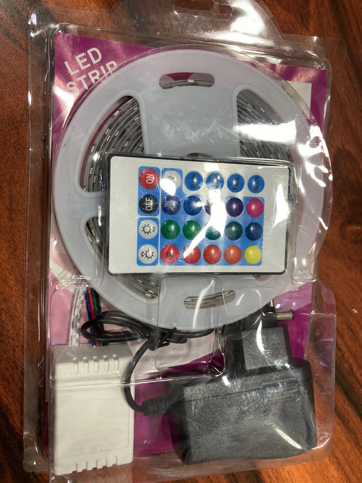 Led Strip Light - Plastic, 5 Meter | Mix Colors, Multi-light Capability, Versatile Usage For Creative Lighting Solutions