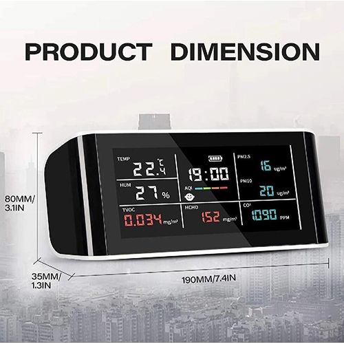 Portable Multi Function Air Quality Monitor Application: Industrial