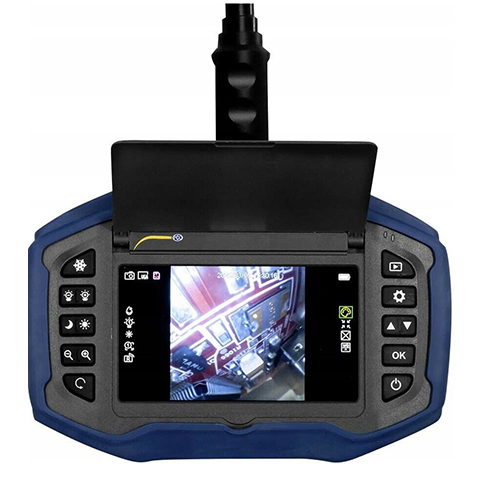 Video Borescope - 2.8mm Diameter, 1 Meter Length | Abs Material, Sleek Black Design, Versatile Size Options