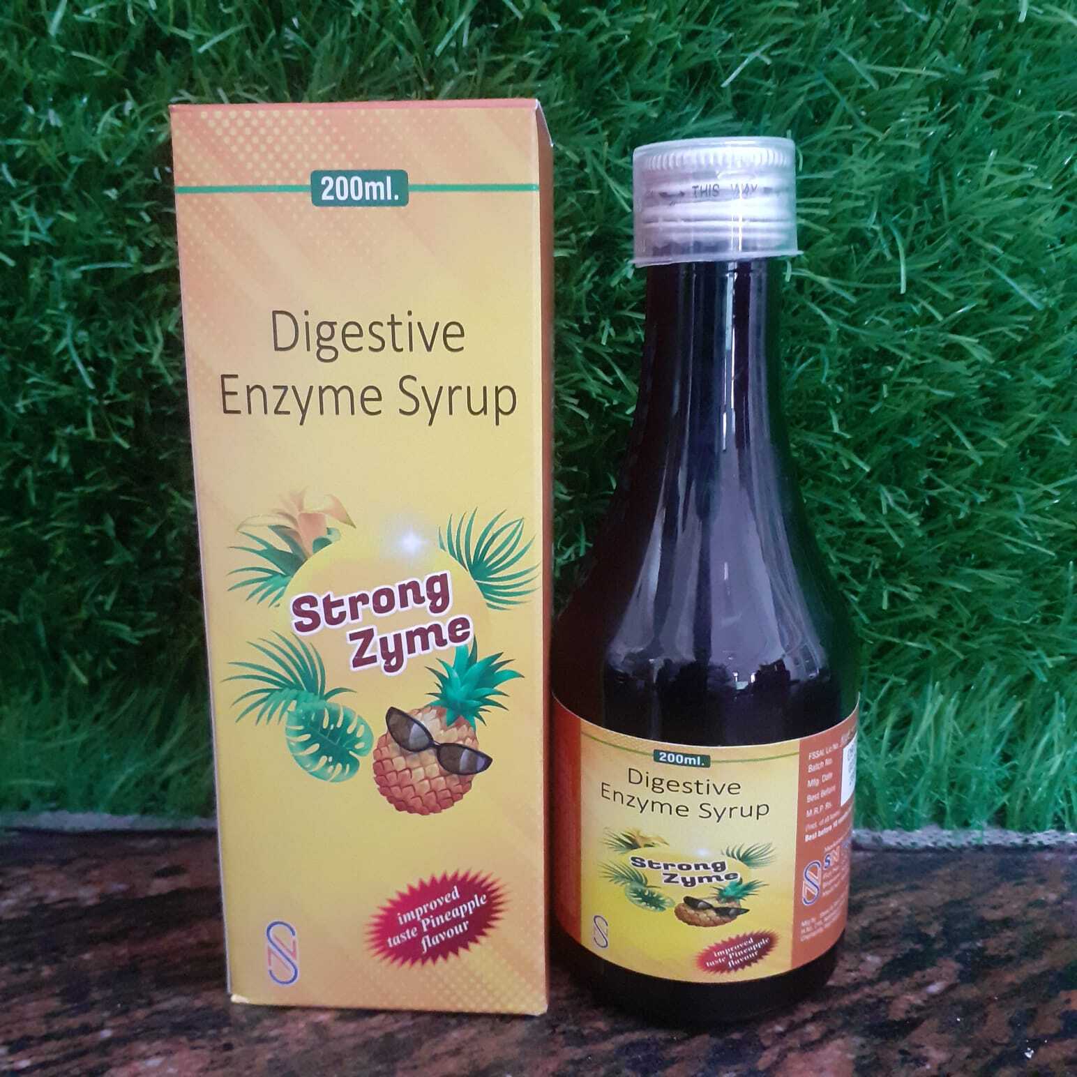 Digestive Enzyme Syrup - 50 Tablets | Supports Digestion, Appetite Enhancement, Relief From Stomachache And Discomfort