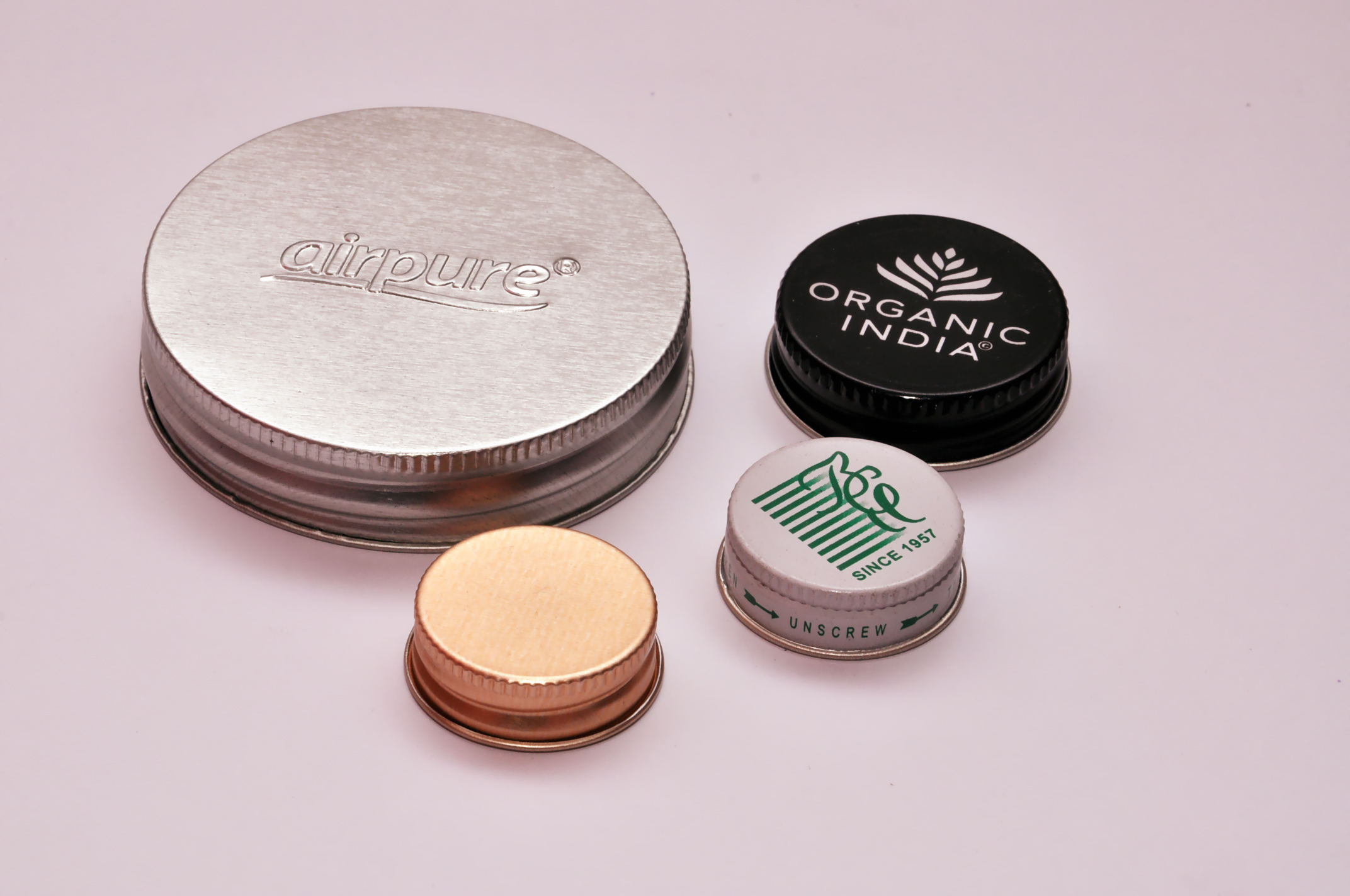 Plain 70mm Ro/ct Caps - Metal