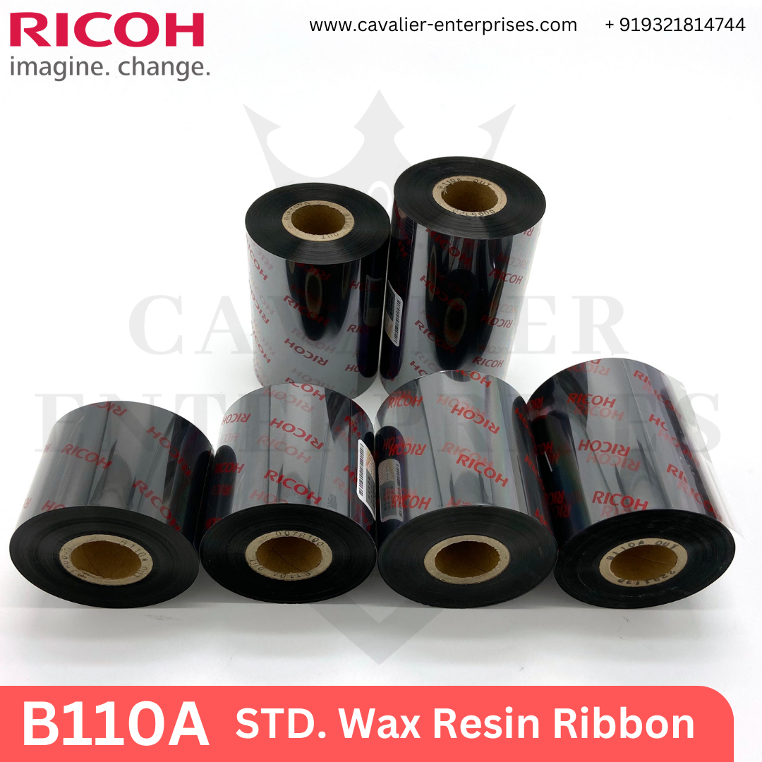 B110a Ricoh Wax Ribbon Application: Printing Industry