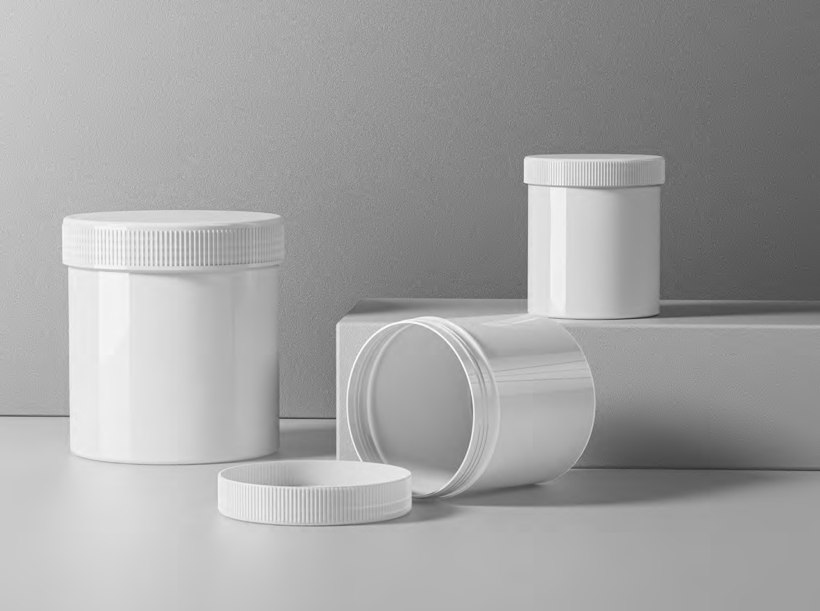 Oily Plastic Cream Jaar