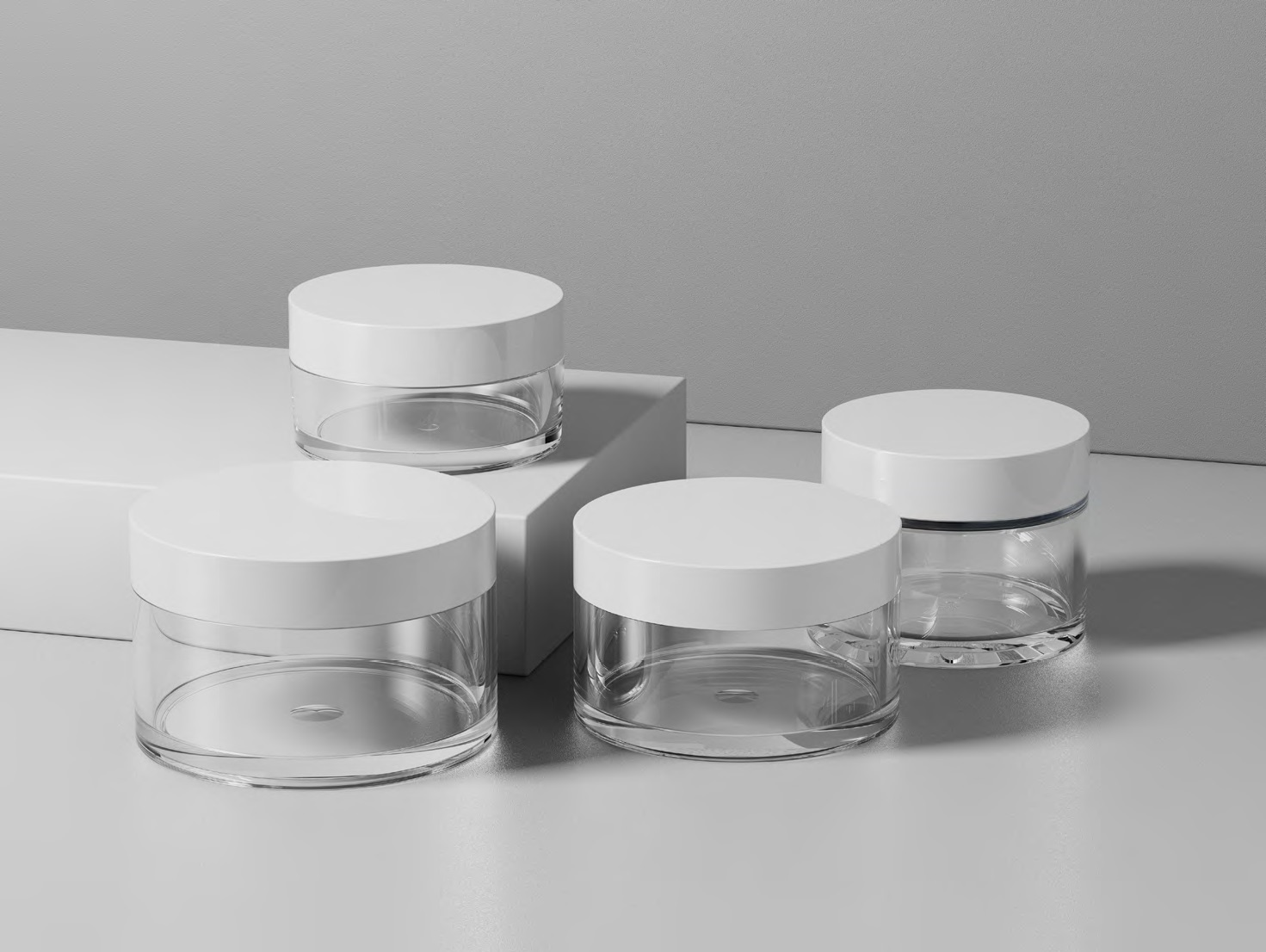 Oily Plastic Cream Jaar