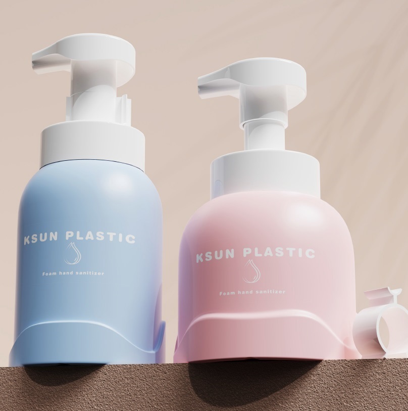 Wavy Round Foam Bottle