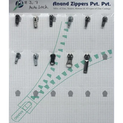 Auto Lock Slider - Customized Sizes, Available in All Colors & Finishes | Durable Other Metal for Commercial Garment Usage