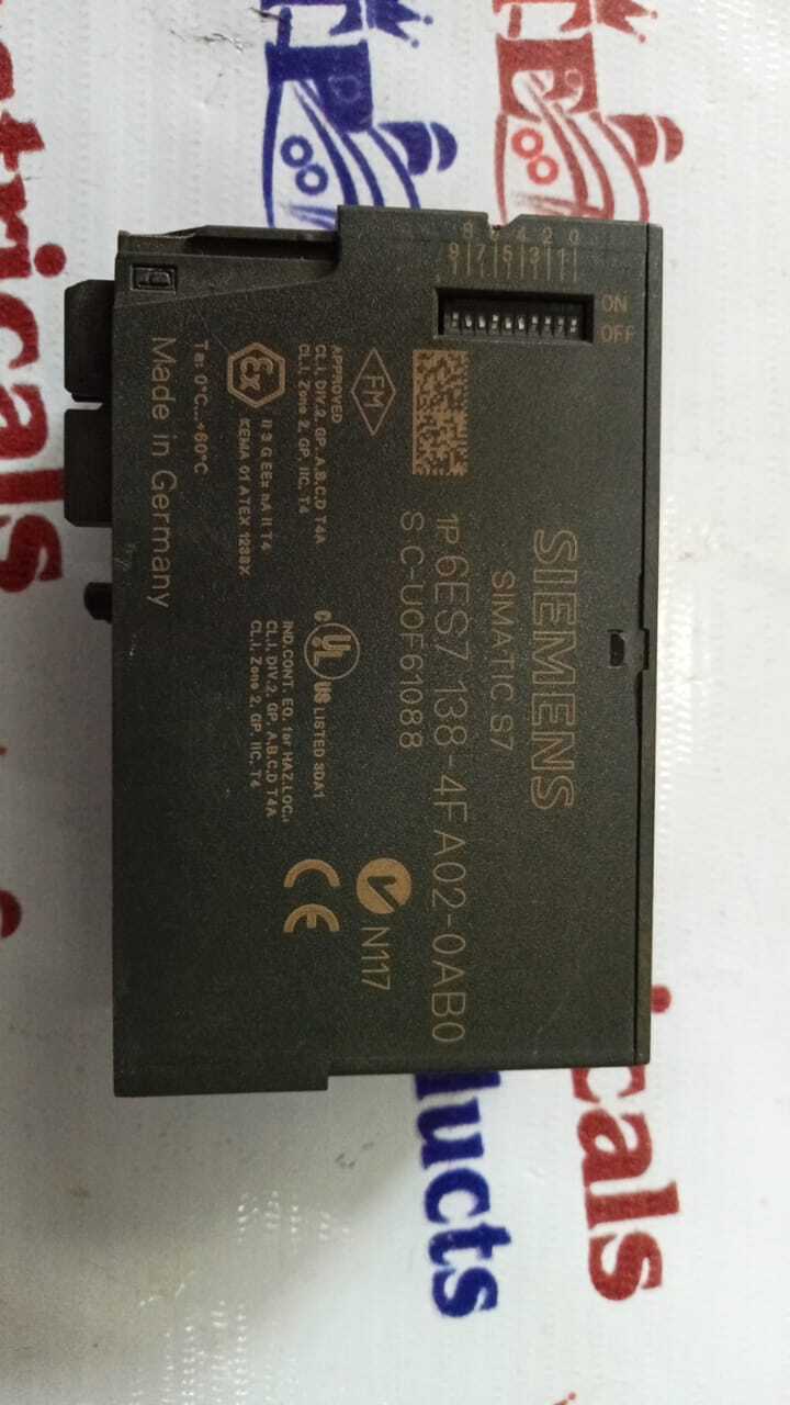 Siemens 6es7 138-4fa02-0ab0 Plc
