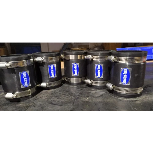 Rubber Expansion Joint - Stainless Steel, Customized Size | Equal Shape, Welding Connection, Forged Technique, Galvanized Surface Treatment