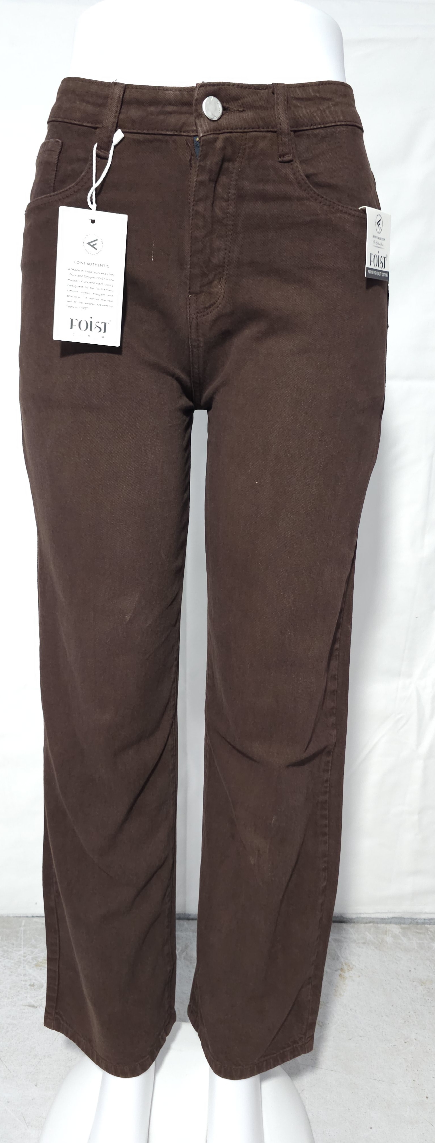 Ladies Non Stretch Cotton Straight Fit Jeans - Denim Material, Regular Fit, Waist Size 28-34, Available In Various Colors, Plain Dyed Design
