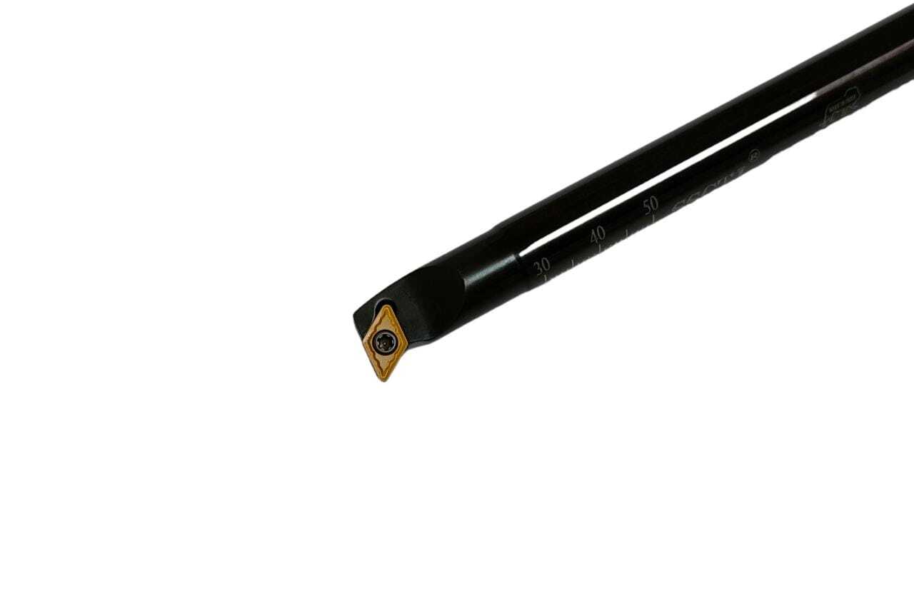 Screw Clamp Boring Bar - Steel, 12mm Diameter X 150mm Length, Black Coated, Hrc 40-45 Hardness | Polished Surface, Industrial Use
