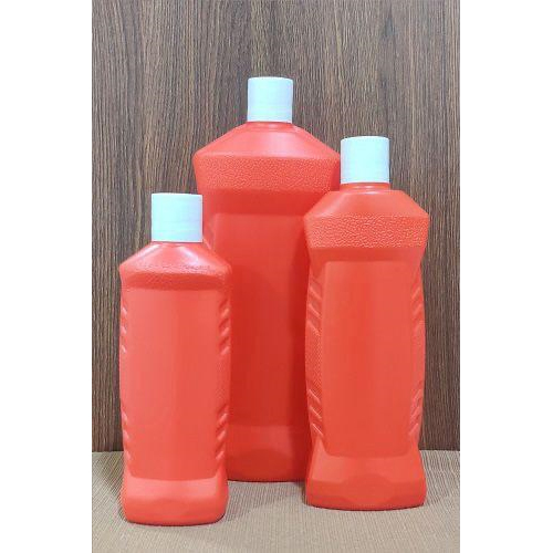 Floor Cleaner Bottle - Plastic Material , Red Color Finish For Effective Cleaning Performance
