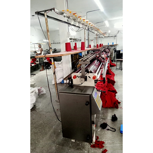 Legging Flat Knitting Machine - Color: Sliver