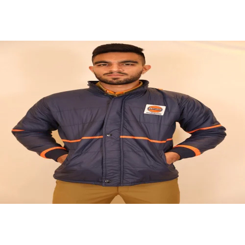 IOCL Winter Jacket - Full Sleeve, All Sizes | Stylish Blue Design for Cold Weather