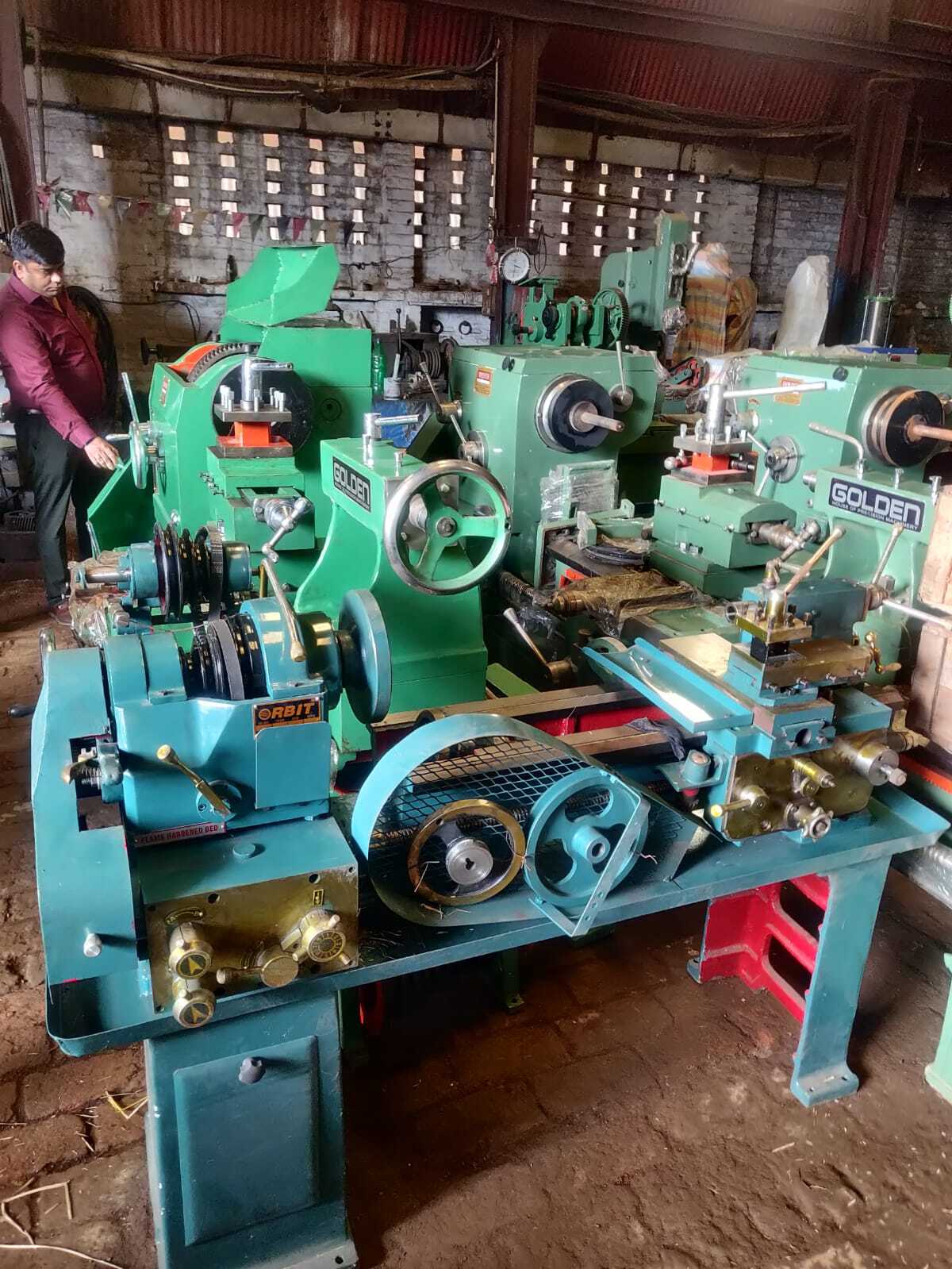 Semi Automatic 1 C Bench Lathe Machine