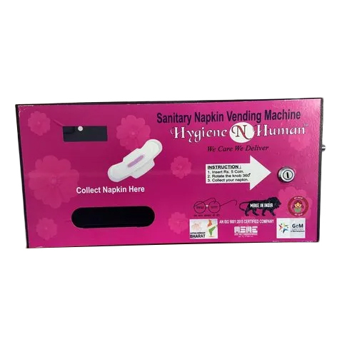 Pink Manual Sanitary Pads Vending Machine