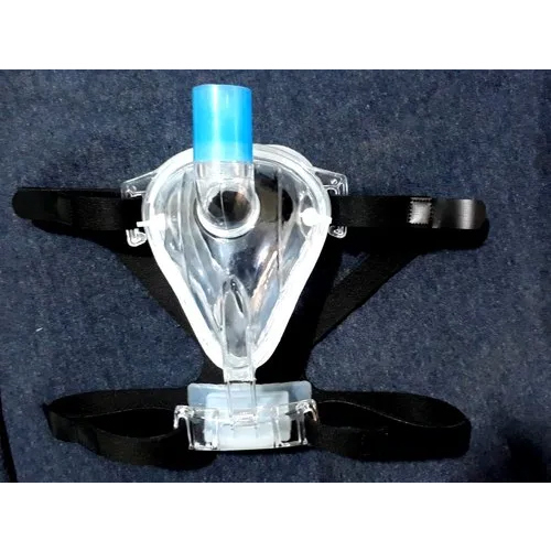 Non Vented Bipap Full Face Mask - Color: Sliver