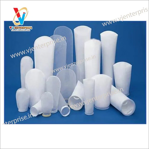 Mesh Polyester Filter Bag - Polyester Material, Industrial Use, White Color | Durable and High-Performance Filtration Solution