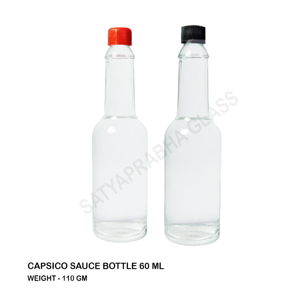 Transparent 60 Ml Sauce Bottle